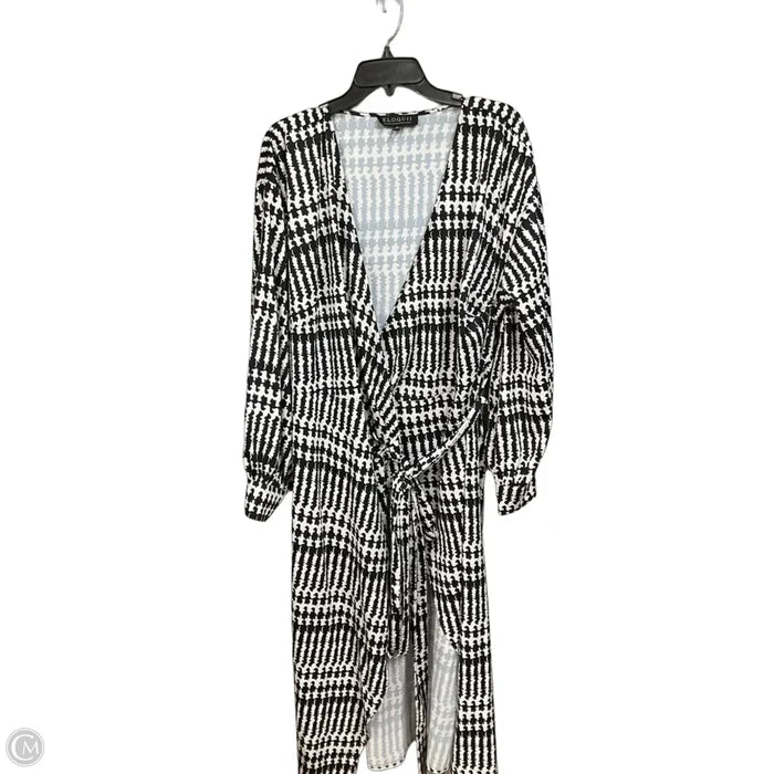 Dress Casual Maxi By Eloquii In Black & White, Size: 2x