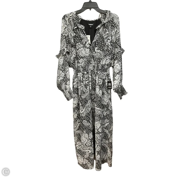 Dress Casual Maxi By Express In Paisley Print, Size: S