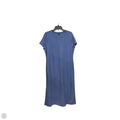 Dress Casual Midi By Talbots In Blue, Size: Lp