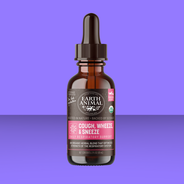 Earth Animal Cough & Wheeze & Sneeze 2oz