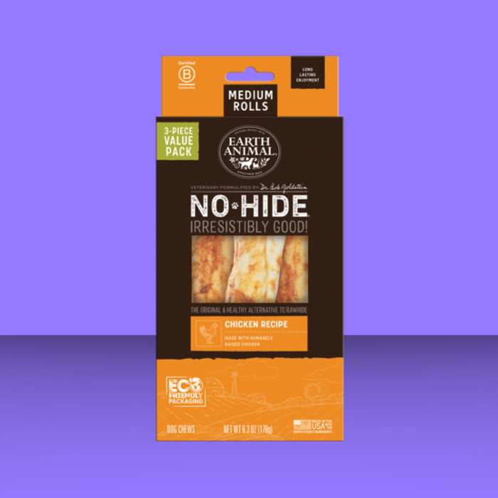 Earth Animal No-Hide Chicken Chew 7" 3 Pack