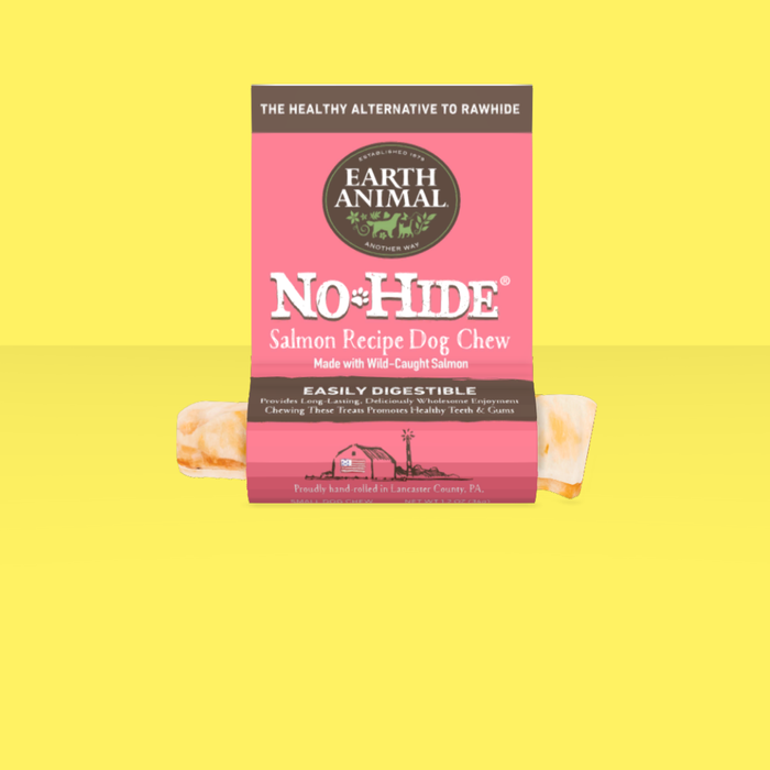 Earth Animal No-Hide Salmon Chew 4"