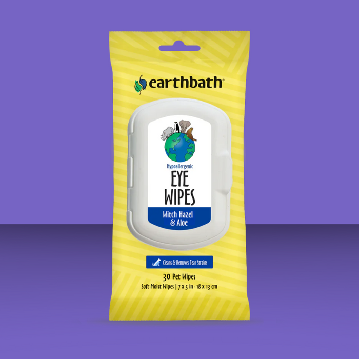 Earthbath Hypoallergenic Eye Wipes 30 Pack