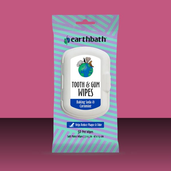 Earthbath Tooth & Gum Wipes 30 Pack