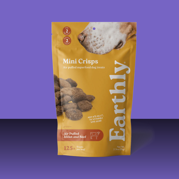 Earthly Mini Crisps Millet & Beef 2.5oz
