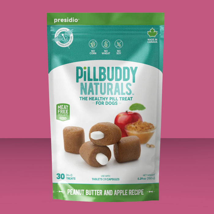 Earthly PillBuddy Naturals Peanut Butter & Apple 30 Pack