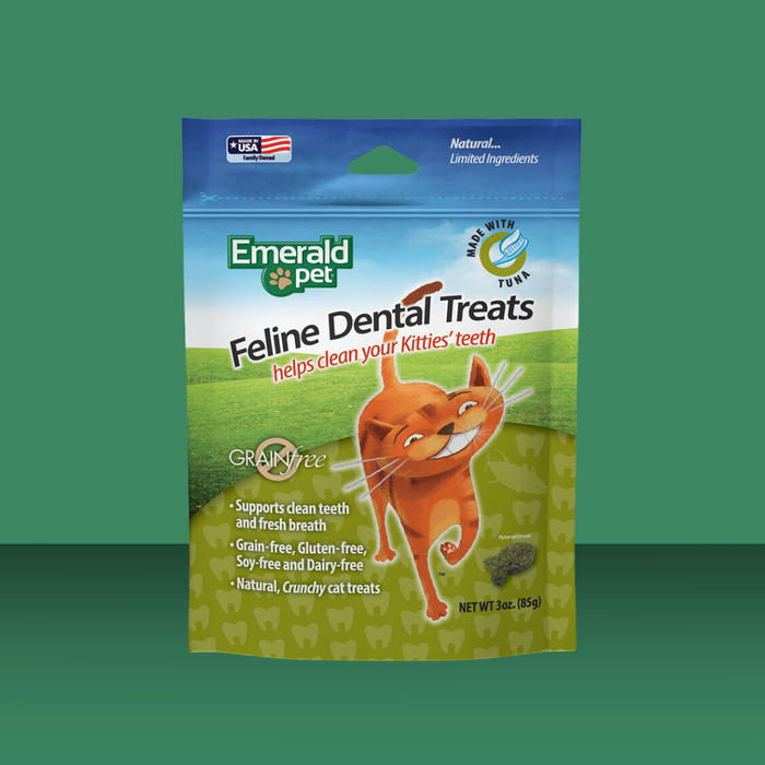 Emerald Pet Smart N Tasty Feline Dental Treats Tuna 3oz