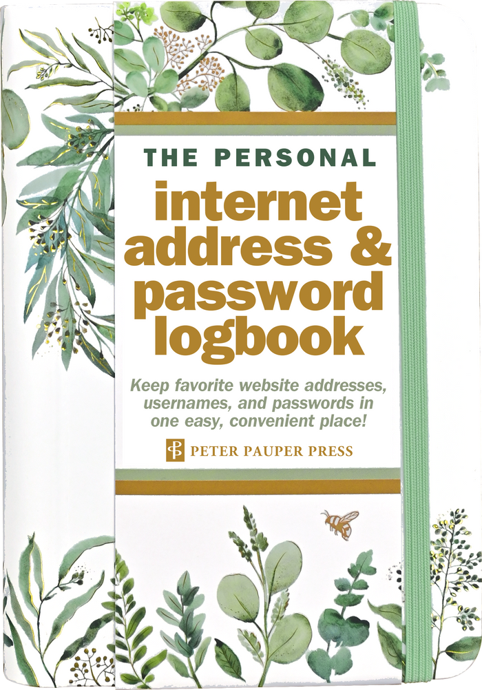 Eucalyptus Internet Address & Password Logbook