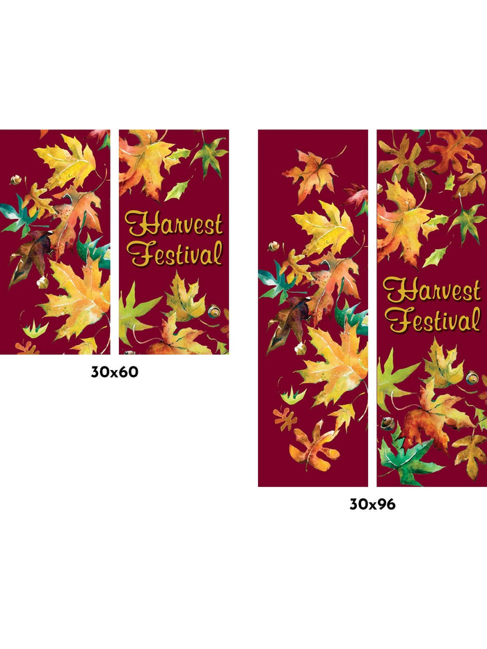 Fall Harvest Double Vinyl Banner Set Dekra-Lite
