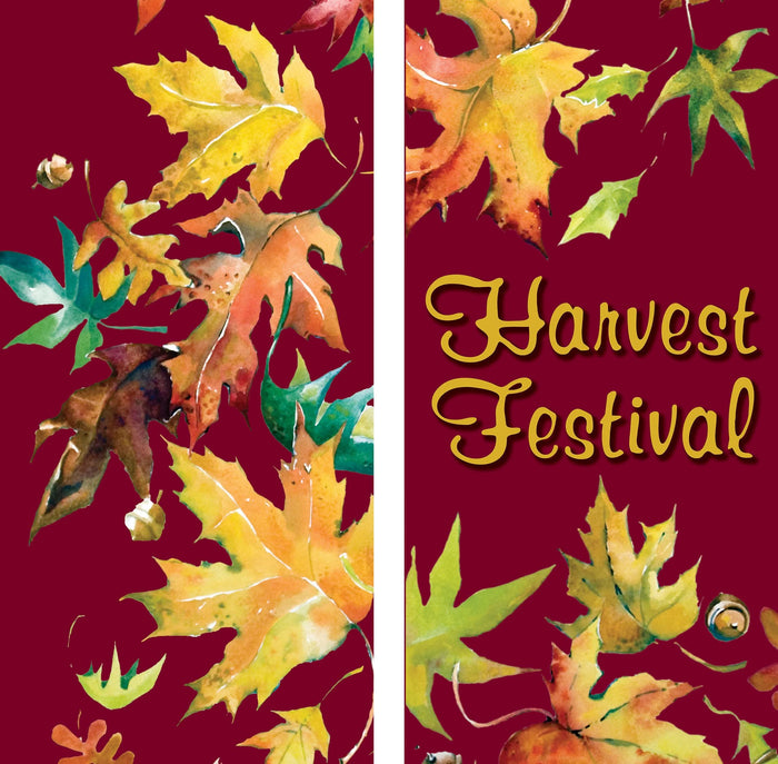 Fall Harvest Double Vinyl Banner Set Dekra-Lite