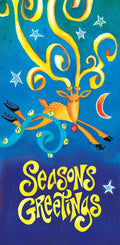 Fantasy Rudolph Single Vinyl Banner Dekra-Lite
