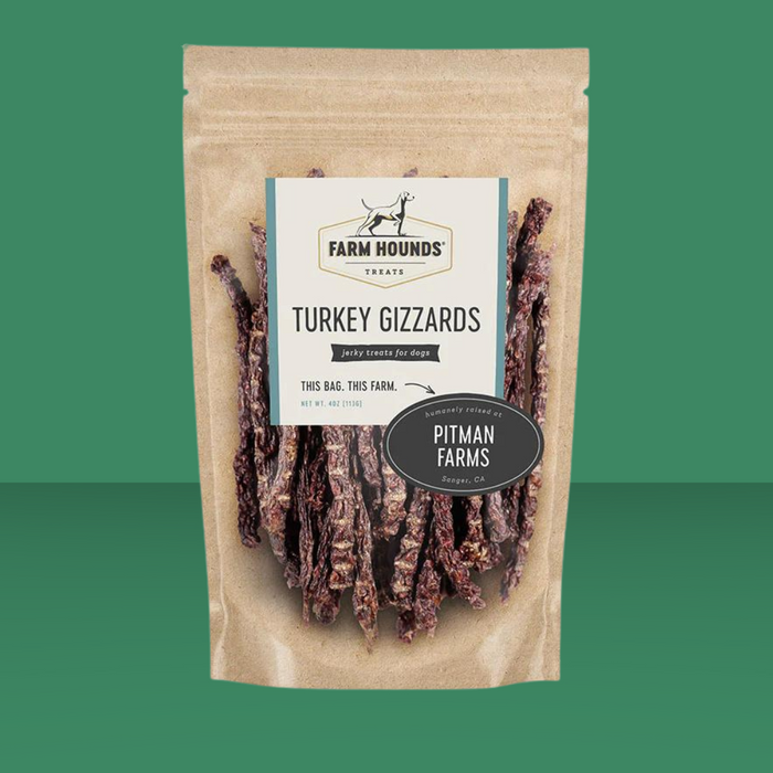 Farm Hounds Turkey Gizzard Sticks 4.5oz