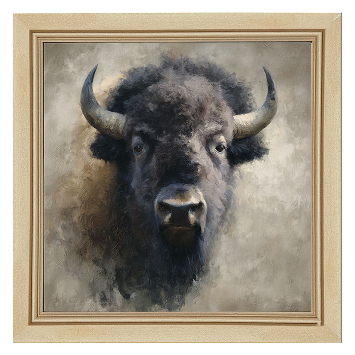 Farm Life Portrait - Black Buffalo