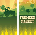 Farmers Market Double Vinyl Banner Set Dekra-Lite
