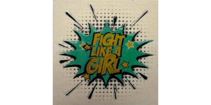 FIGHT LIKE A GIRL Minis green / yellow