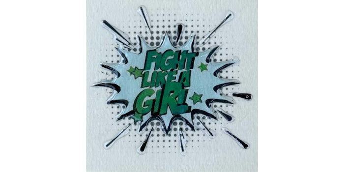 FIGHT LIKE A GIRL Minis pale blue/ green