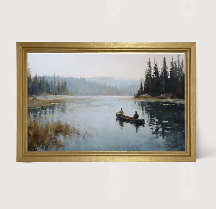 Fishing - Canoe on Lake