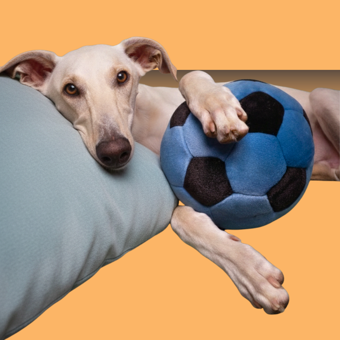 Fluff & Tuff Soccer Ball Blue