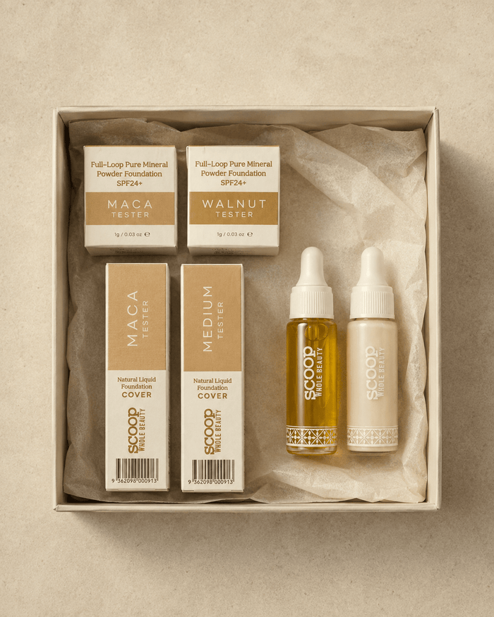 Foundation Sampling Pack - Scoop Whole Beauty -