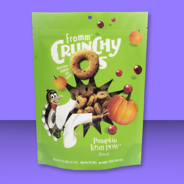 Fromm Crunchy O's Pumpkin Kran Pow 6oz