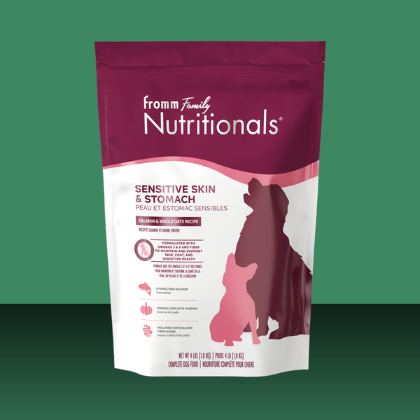 Fromm Nutritionals Sensitive Skin & Stomach Salmon & Whole Oats 26#