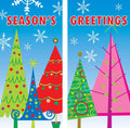 Frosty Forest Double Vinyl Banner Set Dekra-Lite
