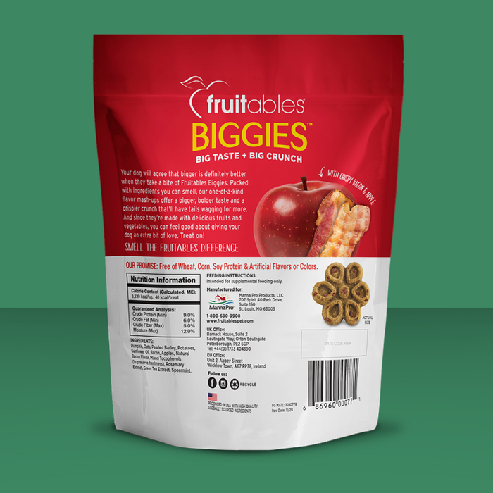 Fruitables Biggies Crispy Bacon & Apple 16oz