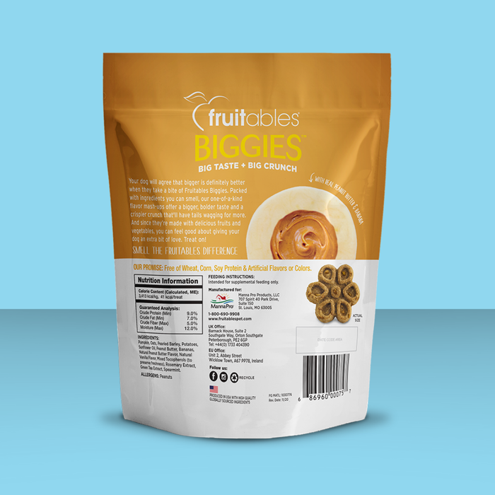 Fruitables Biggies Peanut Butter & Banana 16oz