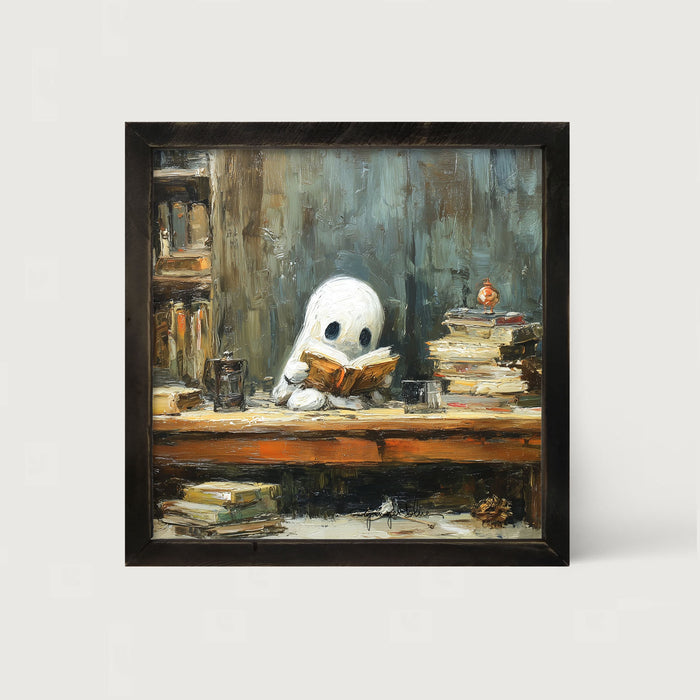 Ghost Studying - Framed Art