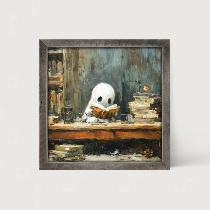 Ghost Studying - Framed Art