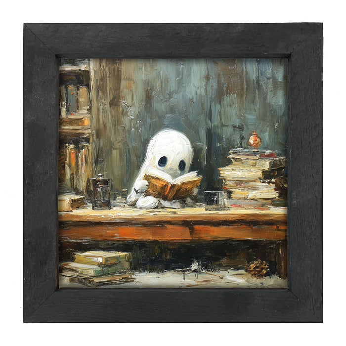 Ghost Studying - Framed Art