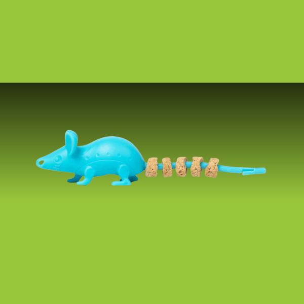 Giddy Kitty Cat Treat Toy Mouse Wand Set