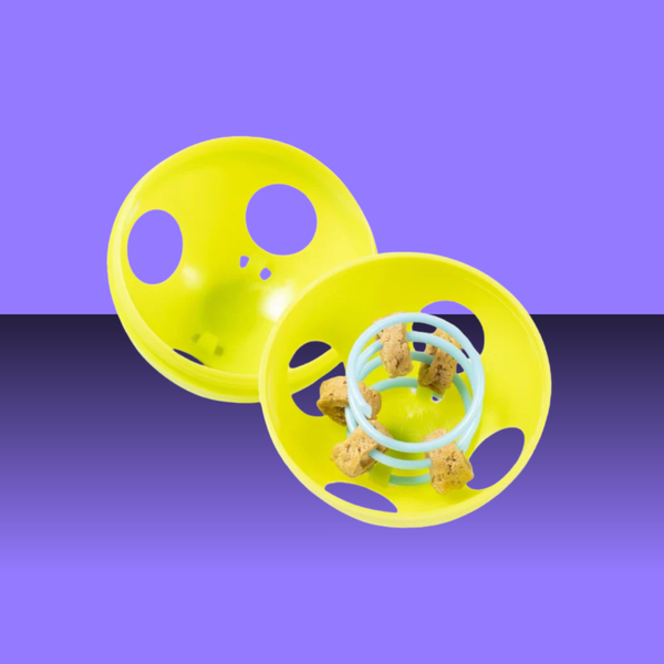 Giddy Kitty Cat Treat Toy Purrkleball