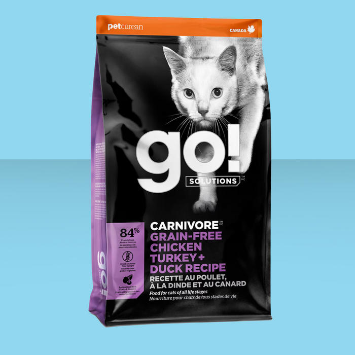 Go! Cat Carnivore Chicken Turkey & Duck 3# N