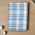 Green and White Plaid Dish Towel