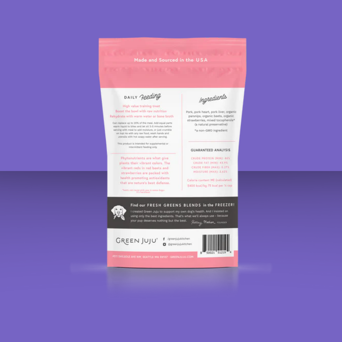 Green Juju FD Pork Pink 3oz