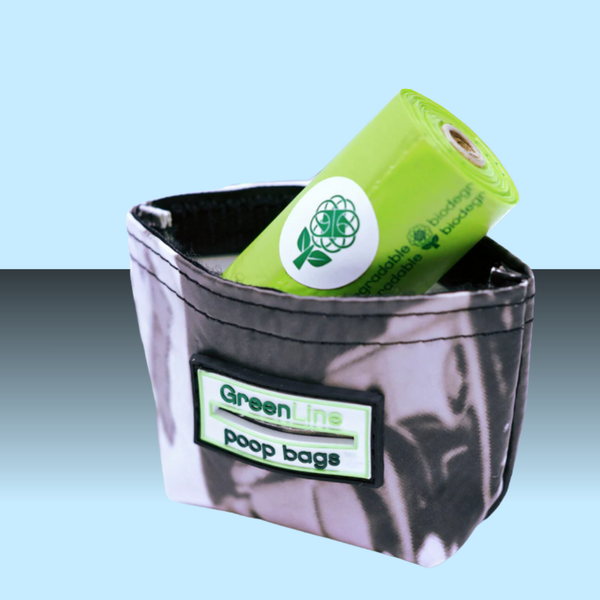 Green Line Recycled Banner Poop Bag Holder