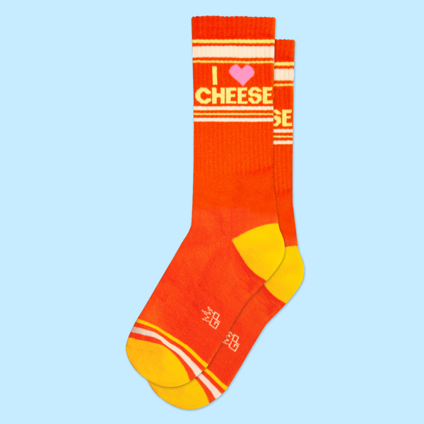 Gumball Poodle Socks I Heart Cheese