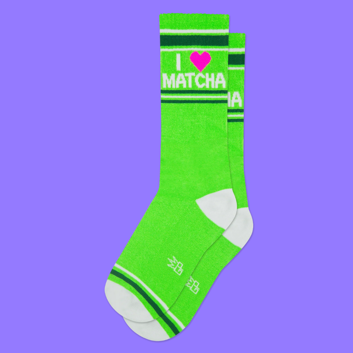 Gumball Poodle Socks I Heart Matcha
