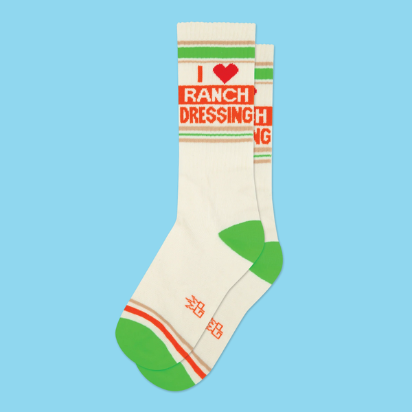 Gumball Poodle Socks I Heart Ranch Dressing