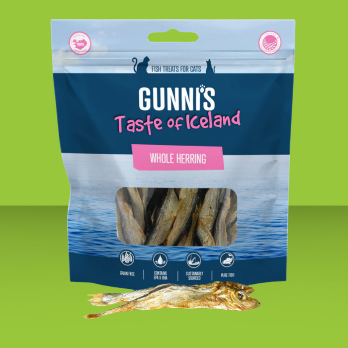 Gunni's Cat Whole Herring 1.5oz