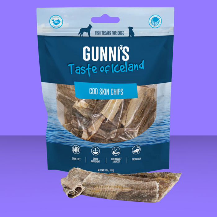 Gunni's Cod Skin Chips 9oz