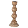 Hand Carved Taper Holder