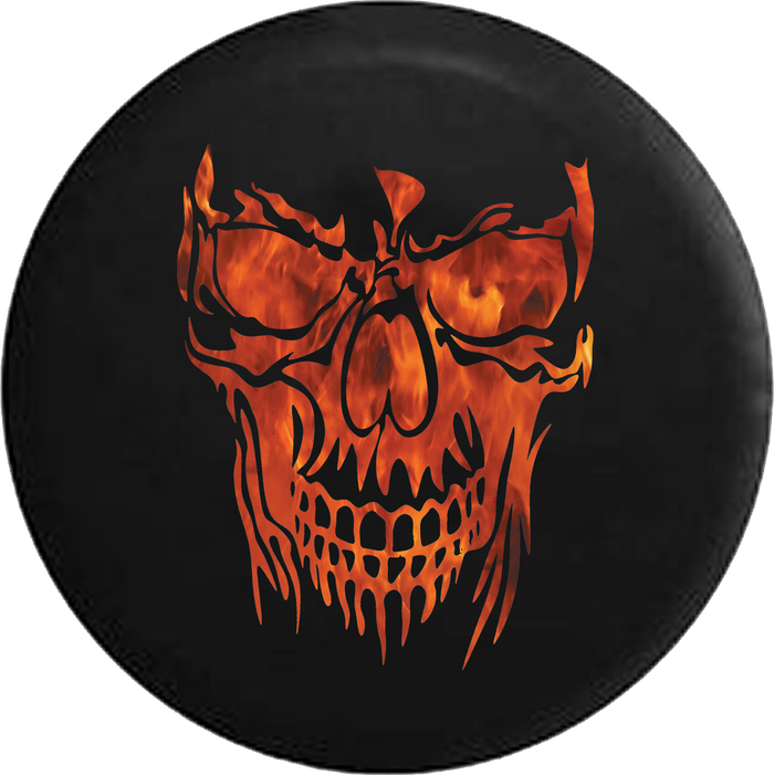 Hell and Back Flaming Skull Face - Real Fire