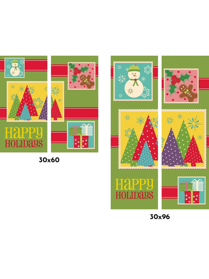 Holiday Stamps Double Vinyl Banner Set Dekra-Lite
