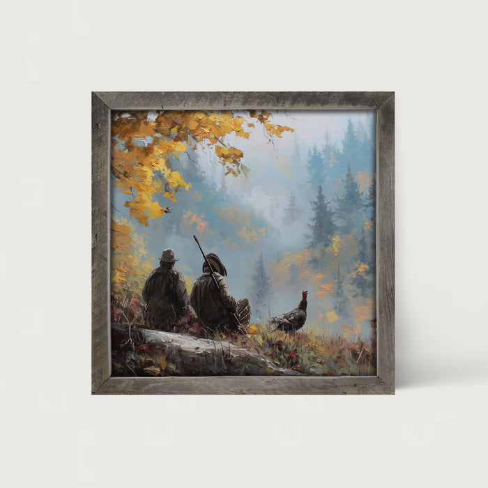 Hunting Season - Looking over the Valley - Framed Art