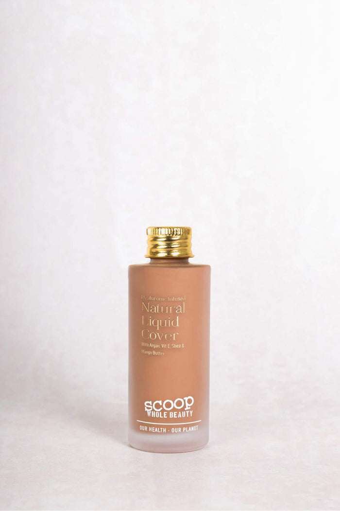 Hyaluronic - Infused Natural Liquid Cover Refill Bottle - Scoop Whole Beauty - Foundation
