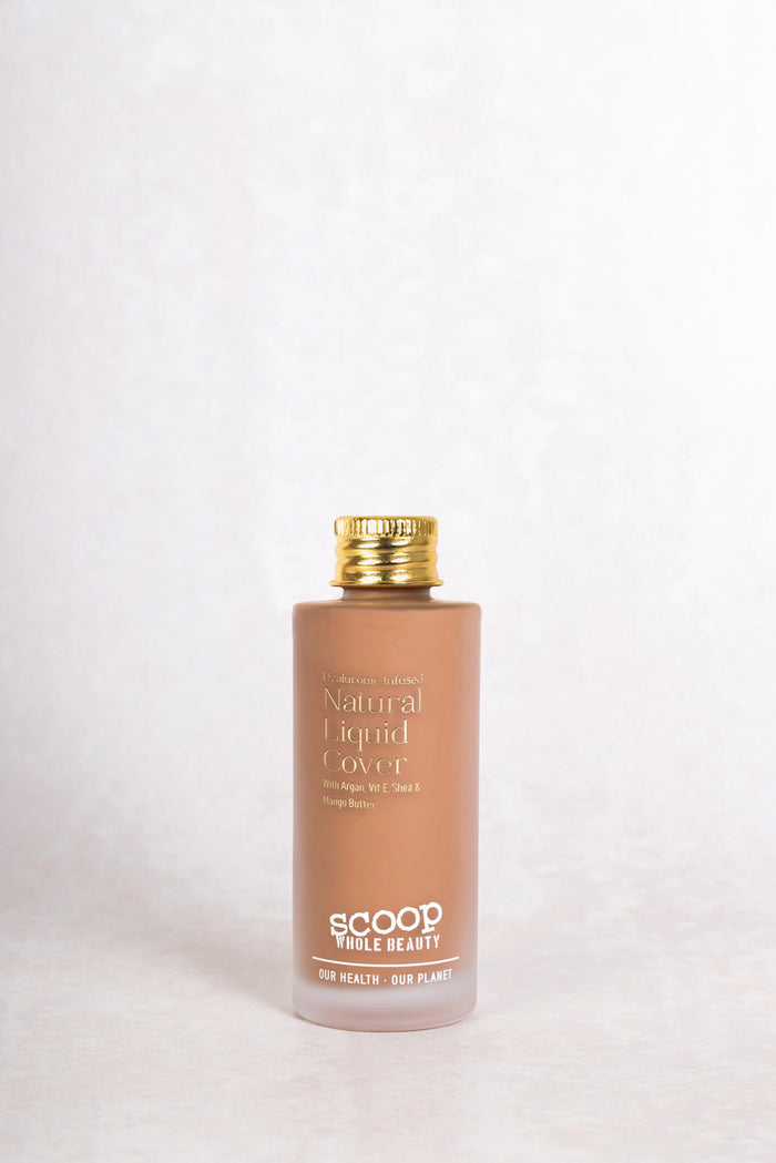 Hyaluronic - Infused Natural Liquid Cover Refill Bottle - Scoop Whole Beauty - Foundation