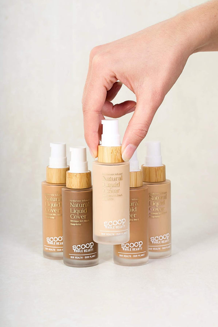 Mud Cake Mascara & Natural Liquid Cover Subscription - Scoop Whole Beauty - Makeup bundle
