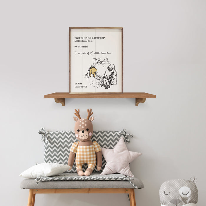 I Am Sure Quote By A A Milne Winnie-The-Pooh